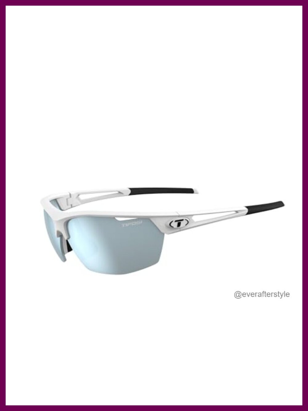 Tifosi Navar Half-Frame Sport Sunglasses for Golf Running Pickleball